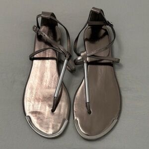 a new day Silver Strappy Sandals